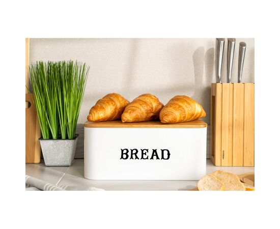Хлебница Ardesto Midori 30 x 18 x 15 см White (AR4230MW), изображение 7