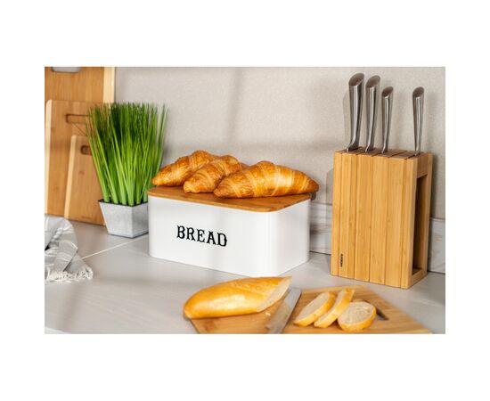Хлебница Ardesto Midori 30 x 18 x 15 см White (AR4230MW), изображение 9
