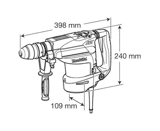 Перфоратор Makita HR3200C, изображение 4 Перфоратор Makita HR3200C, изображение 4