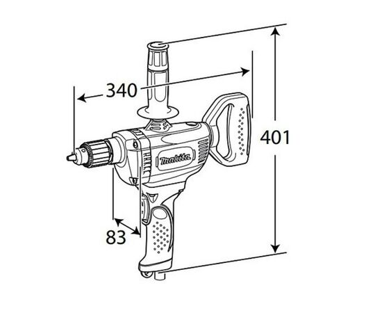 Дрель Makita DS4012, изображение 3 Дрель Makita DS4012, изображение 3