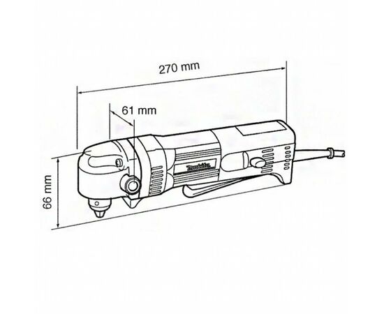 Дрель Makita DA3010F, изображение 4 Дрель Makita DA3010F, изображение 4