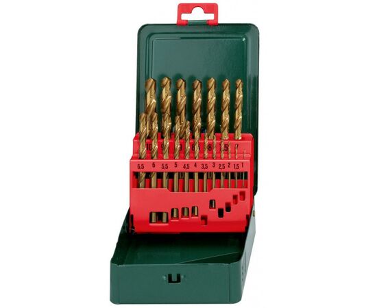 Набір свердл Metabo HSS-TiN 19шт. Promotion (627156000)