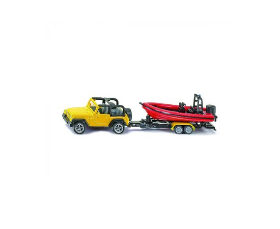 Машина Siku Jeep Wrangler с лодкой (6322987)
