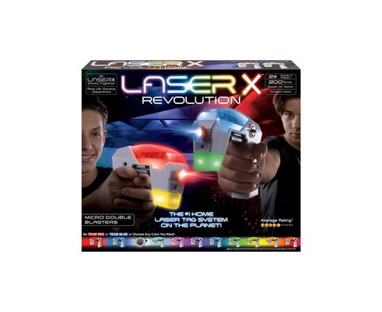 Игрушечное оружие Laser X набор лазерных бластеров Revolution Micro (88168), изображение 2 Игрушечное оружие Laser X набор лазерных бластеров Revolution Micro (88168), изображение 2