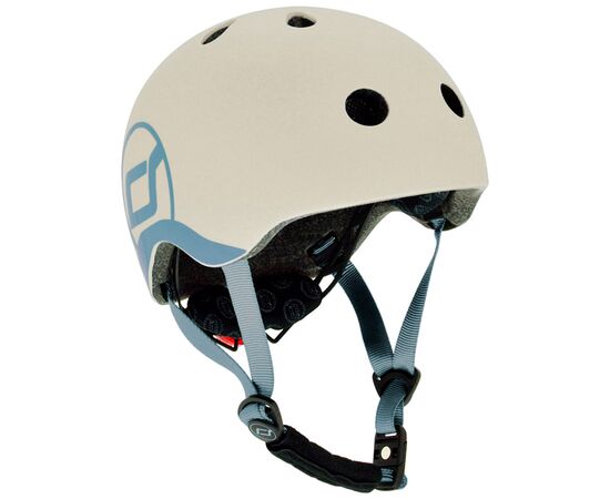 Шолом Scoot&Ride LED 51-55 см S/M Light Grey (SR-190605-ASH)