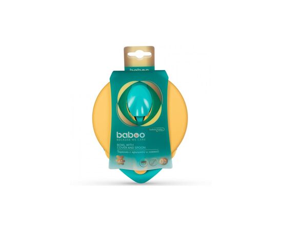 Набор детской посуды Baboo тарелочка глубокая с крышкой и ложечкой оранжевая (90593), изображение 4 Набор детской посуды Baboo тарелочка глубокая с крышкой и ложечкой оранжевая (90593), изображение 4