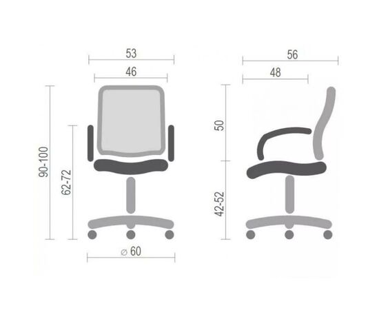 Офісне крісло Аклас Мираж FX CH TILT Черное (12742), зображення 6 Офісне крісло Аклас Мираж FX CH TILT Черное (12742), зображення 6