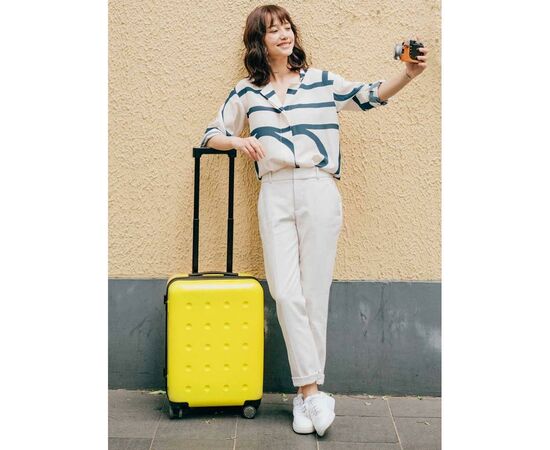 Чемодан Xiaomi RunMi 90 Points Suitcase Sir River Bright Yellow 24" (6972125145031), изображение 5 Чемодан Xiaomi RunMi 90 Points Suitcase Sir River Bright Yellow 24" (6972125145031), изображение 5