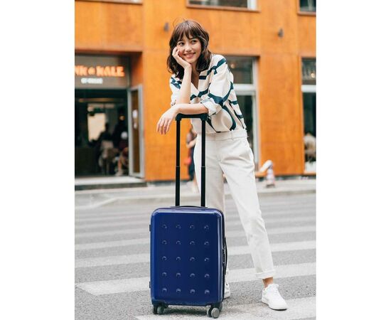 Чемодан Xiaomi RunMi 90 Points Suitcase Sir River Dark Blue 24" (6972125142993), изображение 9 Чемодан Xiaomi RunMi 90 Points Suitcase Sir River Dark Blue 24" (6972125142993), изображение 9