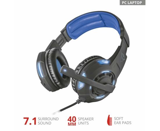 Навушники Trust GXT 350 Radius 7.1 Surround USB BLACK (22052), зображення 6
