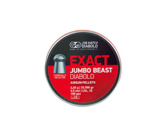 Пульки JSB Exact Jumbo Beast 5,52 мм 150 шт/уп (546387-150)