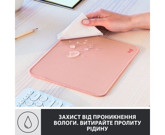 Коврик для мышки Logitech Mouse Pad Studio Series Darker Rose (956-000050), изображение 3 Коврик для мышки Logitech Mouse Pad Studio Series Darker Rose (956-000050), изображение 3
