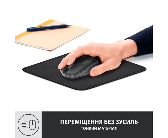 Коврик для мышки Logitech Mouse Pad Studio Series Graphite (956-000049), изображение 2 Коврик для мышки Logitech Mouse Pad Studio Series Graphite (956-000049), изображение 2