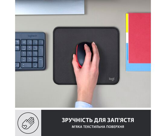 Коврик для мышки Logitech Mouse Pad Studio Series Graphite (956-000049), изображение 6 Коврик для мышки Logitech Mouse Pad Studio Series Graphite (956-000049), изображение 6