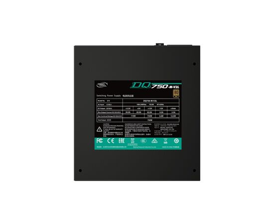 Блок питания Deepcool 750W (DQ750-M-V2L), изображение 7 Блок питания Deepcool 750W (DQ750-M-V2L), изображение 7