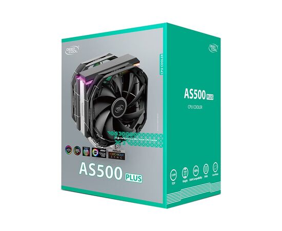 Кулер для процессора Deepcool AS500 PLUS, изображение 10 Кулер для процессора Deepcool AS500 PLUS, изображение 10