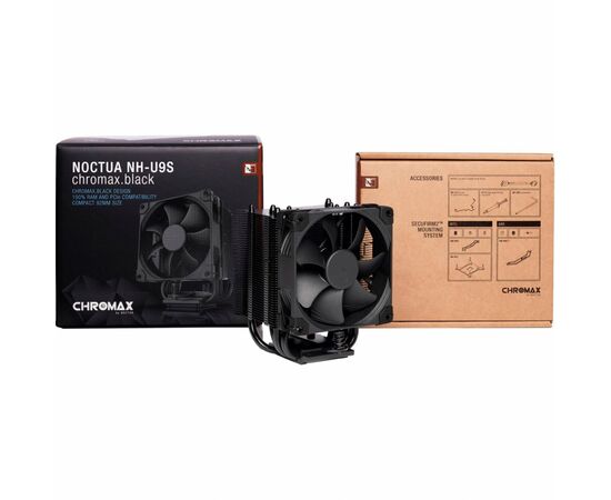 Кулер для процессора Noctua NH-U9S CHROMAX.BLACK, изображение 4 Кулер для процессора Noctua NH-U9S CHROMAX.BLACK, изображение 4