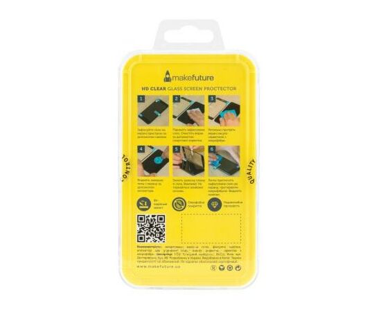 Стекло защитное MakeFuture для Apple iPhone 5 (MG-AI5), изображение 2 Стекло защитное MakeFuture для Apple iPhone 5 (MG-AI5), изображение 2