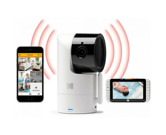 Видеоняня Kodak C525 HD Wi-fi с родительским блоком (C525000C525), изображение 4 Видеоняня Kodak C525 HD Wi-fi с родительским блоком (C525000C525), изображение 4