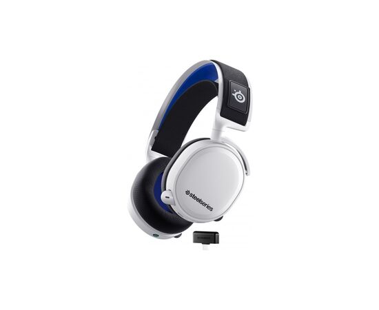 Наушники SteelSeries Arctis 7P+ for PS5 White (SS61471), изображение 2 Наушники SteelSeries Arctis 7P+ for PS5 White (SS61471), изображение 2