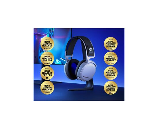 Наушники SteelSeries Arctis 7P+ for PS5 White (SS61471), изображение 8 Наушники SteelSeries Arctis 7P+ for PS5 White (SS61471), изображение 8