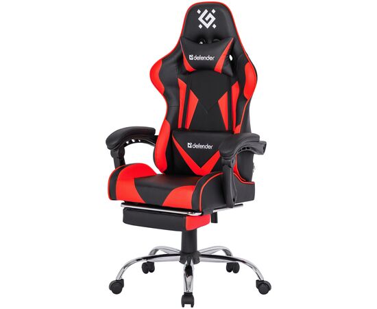 Кресло игровое Defender Pilot Black/Red (64354), изображение 2