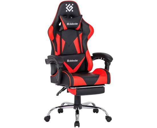 Крісло ігрове Defender Pilot Black/Red (64354)