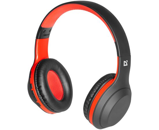 Наушники Defender FreeMotion B560 Bluetooth Black-Red (63560), изображение 2 Наушники Defender FreeMotion B560 Bluetooth Black-Red (63560), изображение 2