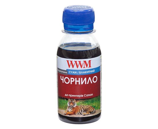 Чорнило WWM Canon CL-511С/CL-513С/CLI-521C 100г Cyan Water-soluble (C11/C-2)