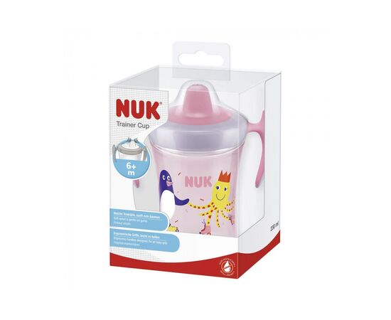 Поильник-непроливайка Nuk Evolution Trainer Fun 230 мл (3953130), изображение 2 Поильник-непроливайка Nuk Evolution Trainer Fun 230 мл (3953130), изображение 2