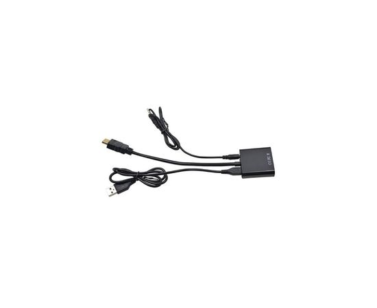 Переходник ST-Lab HDMI male to VGA F (с кабелями аудио и питания от USB) (U-990), изображение 6 Переходник ST-Lab HDMI male to VGA F (с кабелями аудио и питания от USB) (U-990), изображение 6