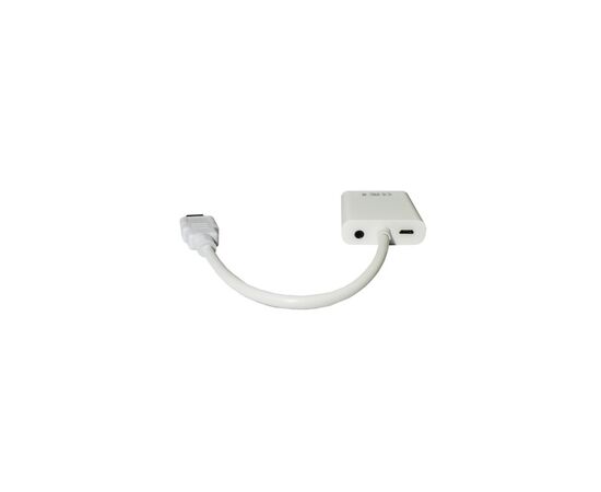 Переходник HDMI M to VGA F (с кабелями аудио и питания от USB) ST-Lab (U-990 white), изображение 2 Переходник HDMI M to VGA F (с кабелями аудио и питания от USB) ST-Lab (U-990 white), изображение 2