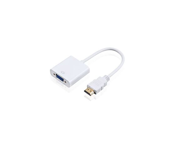 Переходник HDMI M to VGA F (с кабелями аудио и питания от USB) ST-Lab (U-990 white)