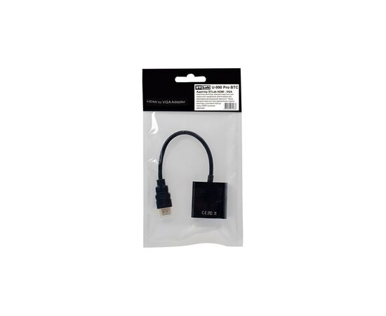 Переходник HDMI M to VGA F (без дополнительных кабелей) ST-Lab (U-990 Pro BTC), изображение 6 Переходник HDMI M to VGA F (без дополнительных кабелей) ST-Lab (U-990 Pro BTC), изображение 6