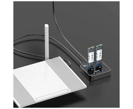 Док-станция Maiwo 2*NVMe M.2 SSD Key M/B+M USB 3.1 Gen2 Type-C (K3016P), изображение 5 Док-станция Maiwo 2*NVMe M.2 SSD Key M/B+M USB 3.1 Gen2 Type-C (K3016P), изображение 5