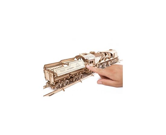 Конструктор Ugears Локомотив с тендером V-Экспресс (6333812), изображение 3 Конструктор Ugears Локомотив с тендером V-Экспресс (6333812), изображение 3
