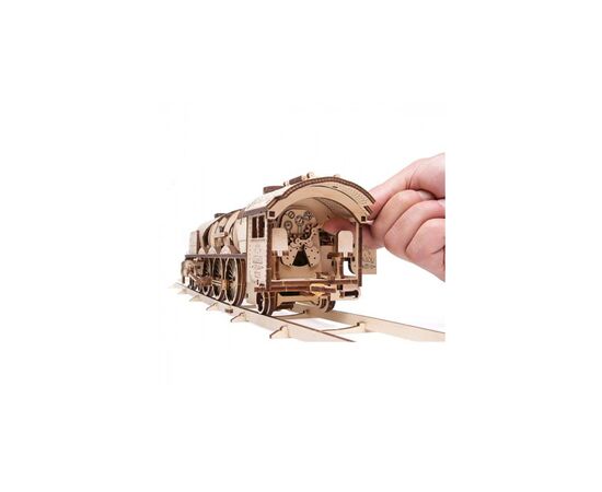 Конструктор Ugears Локомотив с тендером V-Экспресс (6333812), изображение 4 Конструктор Ugears Локомотив с тендером V-Экспресс (6333812), изображение 4
