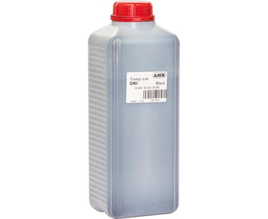 Тонер OKI B401/B441/M451 1000г Black AHK (1401321)