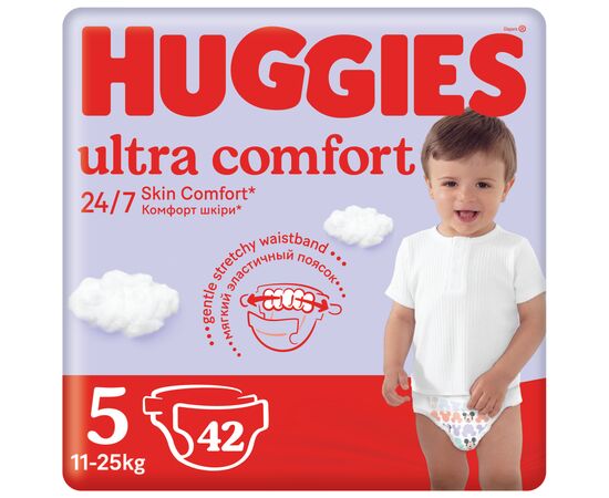 Подгузники Huggies Ultra Comfort 5 (12-22 кг) Jumbo 42 шт (5029053567884_5029053567594)