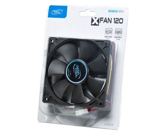 Кулер для корпуса Deepcool XFAN 120, изображение 3 Кулер для корпуса Deepcool XFAN 120, изображение 3
