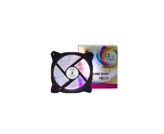 Кулер для корпуса Cooling Baby RAINBOW 1 (12025HBRB-1), изображение 4 Кулер для корпуса Cooling Baby RAINBOW 1 (12025HBRB-1), изображение 4