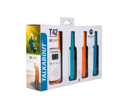 Портативна рація Motorola TALKABOUT T42 Quad Pack (B4P00811MDKMAQ), зображення 4 Портативна рація Motorola TALKABOUT T42 Quad Pack (B4P00811MDKMAQ), зображення 4