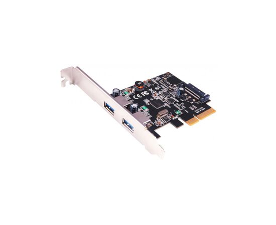 Контролер ST-Lab USB 3.1 Gen2 2x Type-A (up to 10 Gbit), PCI-E Gen-III x2+ LP (U-1780)
