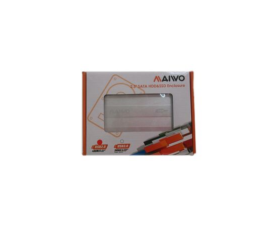 Карман внешний Maiwo K2501A-U2S silver, изображение 4 Карман внешний Maiwo K2501A-U2S silver, изображение 4