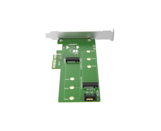 Контроллер Maiwo Multi-Size PCIex4 & SATA to M.2 (M-Key or B-key) KT015 SSD (45774), изображение 2 Контроллер Maiwo Multi-Size PCIex4 & SATA to M.2 (M-Key or B-key) KT015 SSD (45774), изображение 2