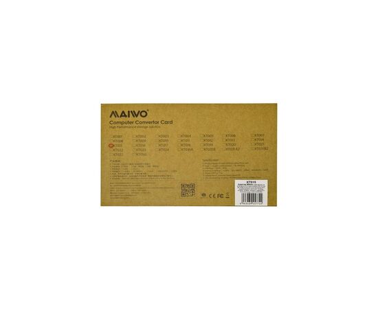 Контроллер Maiwo Multi-Size PCIex4 & SATA to M.2 (M-Key or B-key) KT015 SSD (45774), изображение 7 Контроллер Maiwo Multi-Size PCIex4 & SATA to M.2 (M-Key or B-key) KT015 SSD (45774), изображение 7