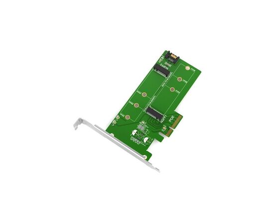 Контролер Maiwo Multi-Size PCIex4 & SATA to M.2 (M-Key or B-key) KT015 SSD (45774)