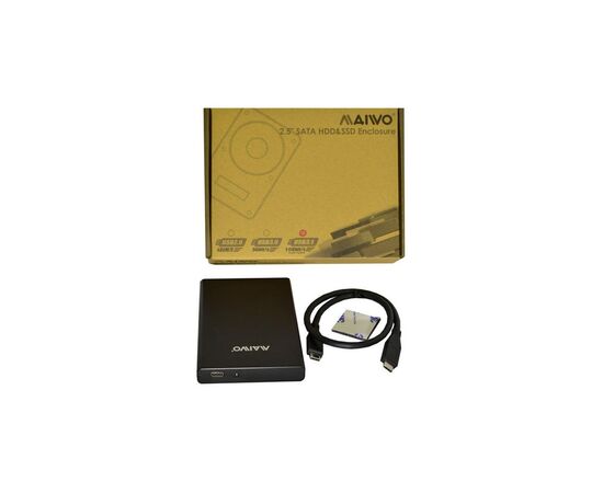 Карман внешний Maiwo 2.5" SATA HDD/SSD to USB3.1 GEN2 Type-C (45768), изображение 7 Карман внешний Maiwo 2.5" SATA HDD/SSD to USB3.1 GEN2 Type-C (45768), изображение 7