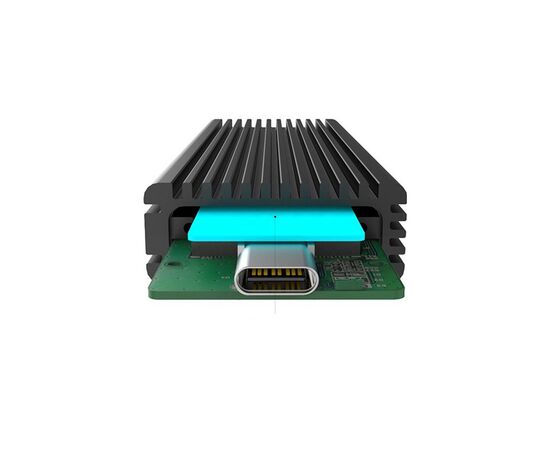 Карман внешний Maiwo M.2 SSD NVMe/SATA combo USB3.1 GEN2 Type-C al. (K1687P2), изображение 3 Карман внешний Maiwo M.2 SSD NVMe/SATA combo USB3.1 GEN2 Type-C al. (K1687P2), изображение 3