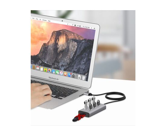 Концентратор Maiwo USB 3.0 Type-A / Type-C to 7х USB3.0 (KH700), изображение 8 Концентратор Maiwo USB 3.0 Type-A / Type-C to 7х USB3.0 (KH700), изображение 8